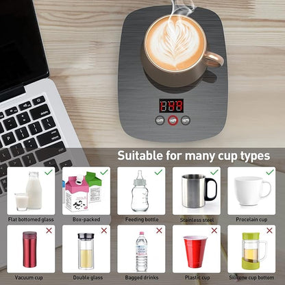 Mug Warmer, Coffee Warmer for Desk Office Home Use, Electric Cup Warmer - Image 4