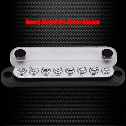 8 x M5 Studs Power Distribution Block Bus Bar 12V, Ampper 5.9" HD 120A Marine - Image 4