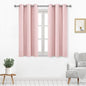 DWCN Blush Pink Curtains 45 Inches Long by DWCN