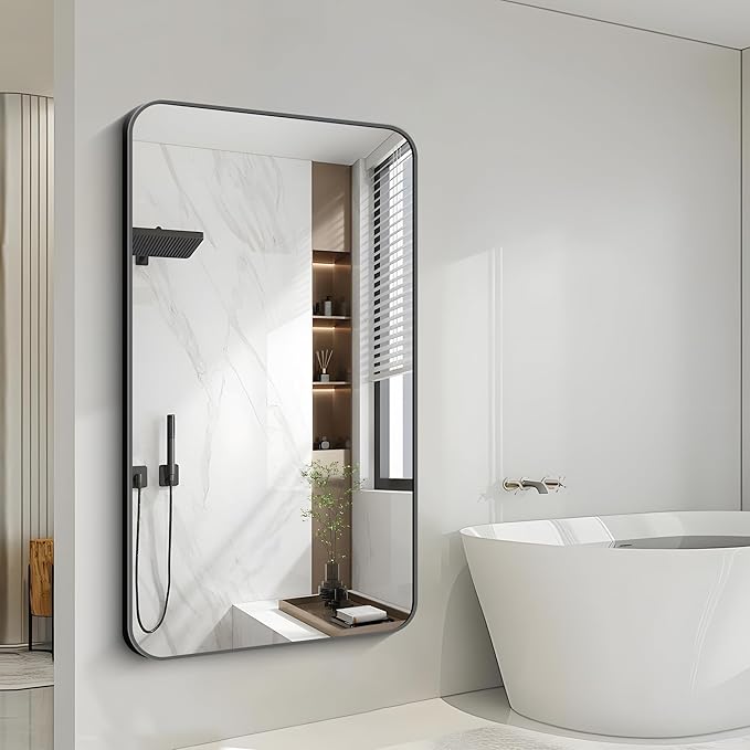 FORBATH Large Bathroom Mirror 60x36 Inches - Image 3