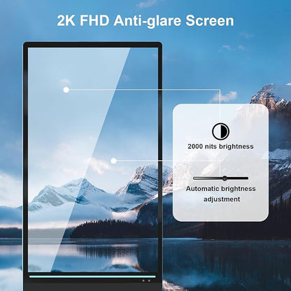 43 inch Rechargeable Portable Outdoor Digital Signage Displays, 2K FHD - Image 3