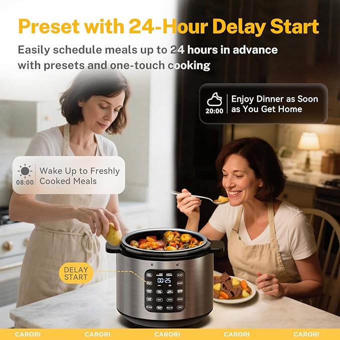 9-in-1 Electric Pressure Cooker, 1000W Instant Multi-Cooker - Image 8