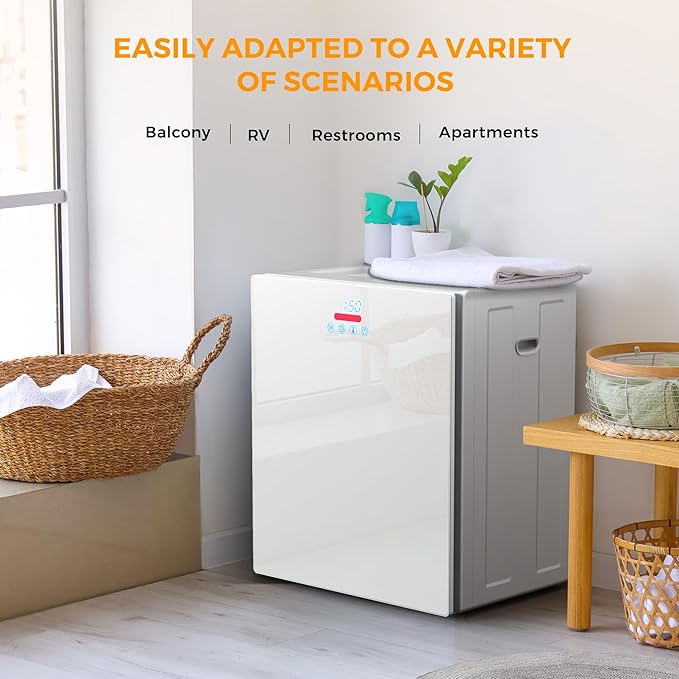 EUHOMY 1.5 Cu.ft. Portable Clothes Dryer, 850W Compact Dryer - Image 5