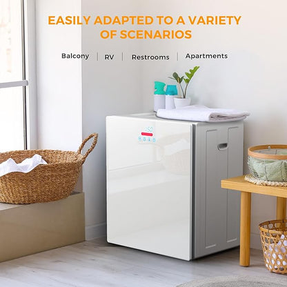 EUHOMY 1.5 Cu.ft. Portable Clothes Dryer, 850W Compact Dryer - Image 5
