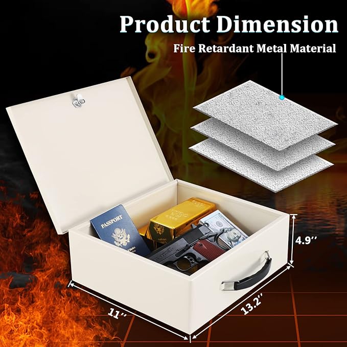Dalmbox Portable Fire Safe Box - Image 2
