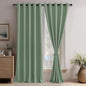 JIUZHEN Light Sage Blackout Curtains by JIUZHEN