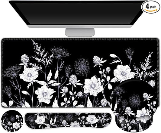 Gaming Mouse Pad, Large Desk Mat, Cute Desk Pad Protector, 4in1 XXL Mousepad + by ToLuLu