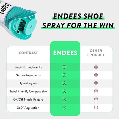 Endees UpFresh 360° Shoe Deodorizer Spray – 3 x 3.38 Fl Ozl I Foot Odor - Image 5