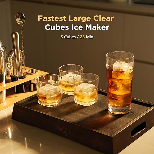 Ice Maker Portable Countertop, 1.6" Crystal Clear Ice Cube Machine - Image 4