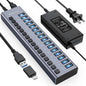 Powered USB 3.0 Hub, ACASIS 16 Ports USB 3.0 Hub by ACASIS
