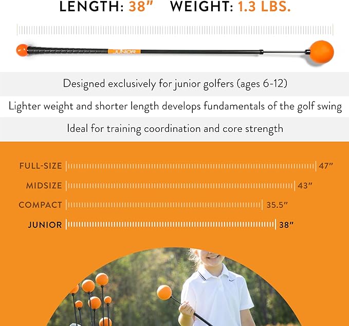 Orange Whip Golf Swing Trainer Aid Patented & Made in USA - Image 4