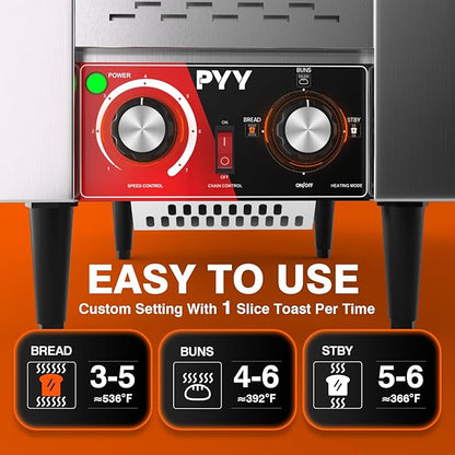 PYY Commercial Conveyor Toaster - Image 2