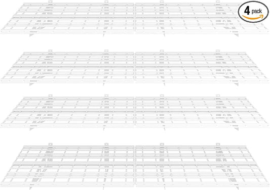FLEXIMOUNTS 4-Pack 24-inch-by-72-inch Wall Shelf Garage Storage Rack Wall by FLEXIMOUNTS