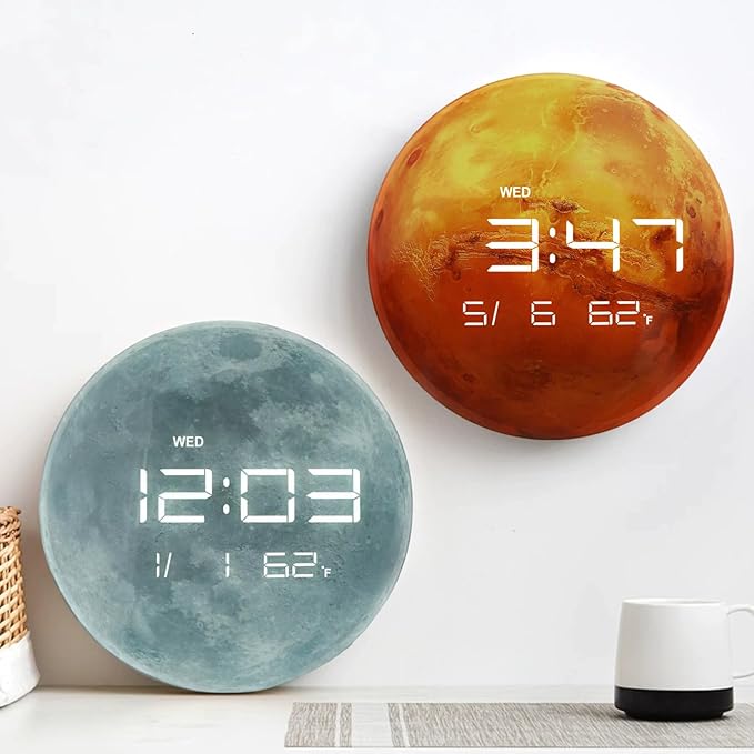 Nbdeal 13" Digital Wall Clock - Image 7