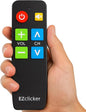 EZclicker TV Remote for Seniors, Extra Simple Big Button Remote Works by Unknown