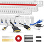Cable Duct Management Raceway Kit, 62.8" Server Rack Cable Management, Cable by Aocii