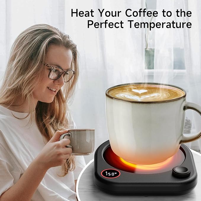 Coffee Mug Warmer for Desk, Electric Cup Heater for Tea Milk Beverages - Image 2