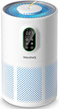 westhey h13 hepa air purifier for home up, main product view