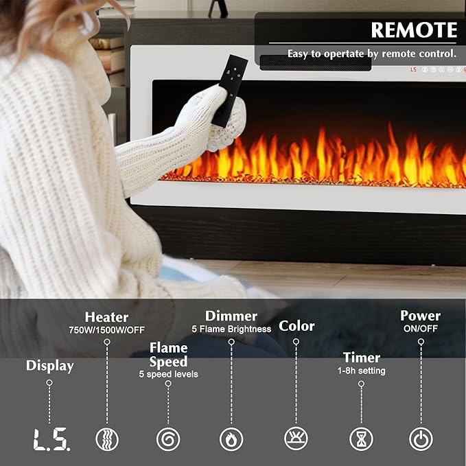 Lemberi Fireplace tv Stand - Image 3