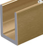 Brixwell SDCD38SB-CCP36-XCP5 Satin Brass 3/8" Fixed Panel Shower Door Deep by Brixwell