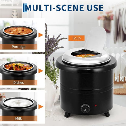 13.7QT Commercial Grade Soup Warmer Kettle - Image 4