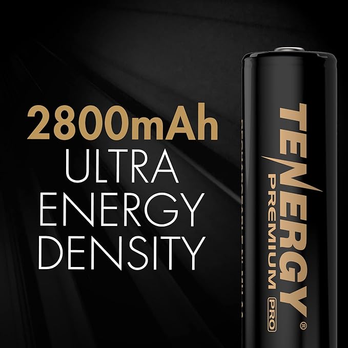 Tenergy 8 Count AA NiMH Premium Pro Rechargeable Batteries and TN480U 8-Bay LCD - Image 2