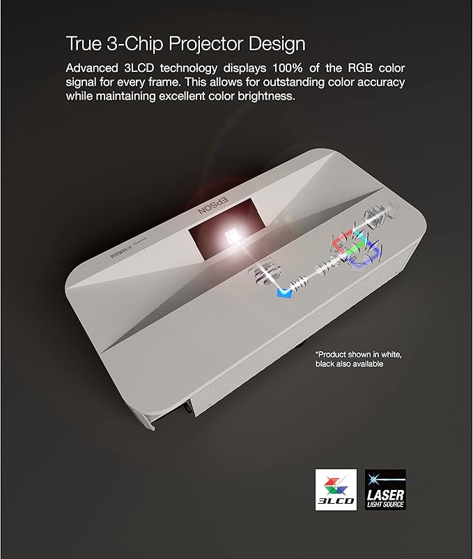 Epson EpiqVision Ultra LS800 Short Throw 3-Chip 3LCD Smart Streaming Laser - Image 6