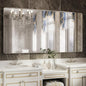 ISKM Large Silver Bathroom Mirror, 77 x 36 Inch Mirror by ISKM-IStillKeepMovin