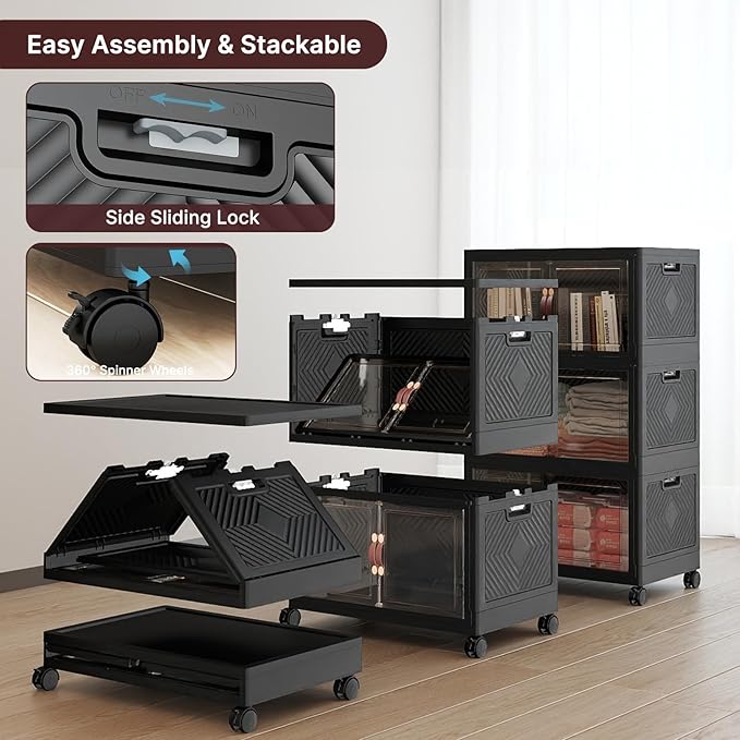 Extra Large Stackable Storage Bins - Image 4