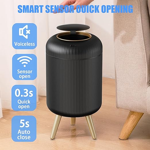 URALFA Motion Sensor Trash Can - Image 2