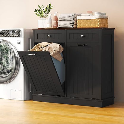 Tilt Out Trash Can Cabinet Dog Proof - Image 5
