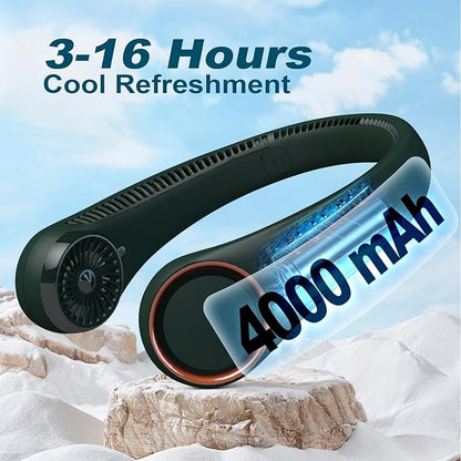 CIVPOWER Neck Fan: Portable Personal Neck Cooling Rechargeable Bladeless Fan - Image 7
