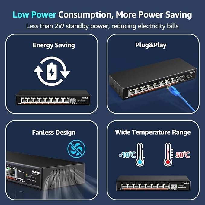 8 Port 2.5G Unmanaged Desktop Ethernet Switch - Image 6