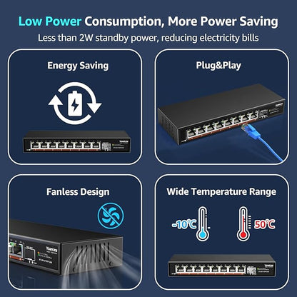 8 Port 2.5G Unmanaged Desktop Ethernet Switch - Image 6