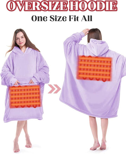 MAXEVE Heated Wearable Blanket Hoodie - Image 2