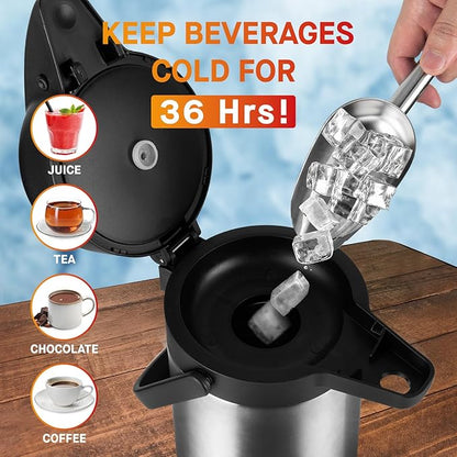 Airpot Coffee Dispenser with Pump - Image 5