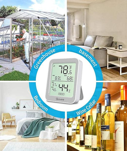 Govee Indoor Hygrometer Thermometer 2 Pack, Humidity Temperature Gauge - Image 7