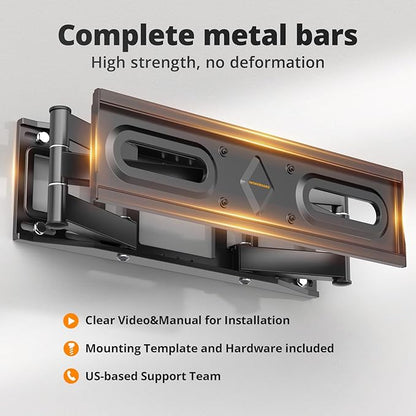 IWORKBOARD 50 55 65 inch Full Motion TV Wall Mount - Image 7