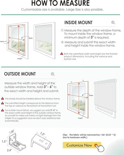 Yoolax Motorized Blinds with Remote, Smart Blinds - Image 6