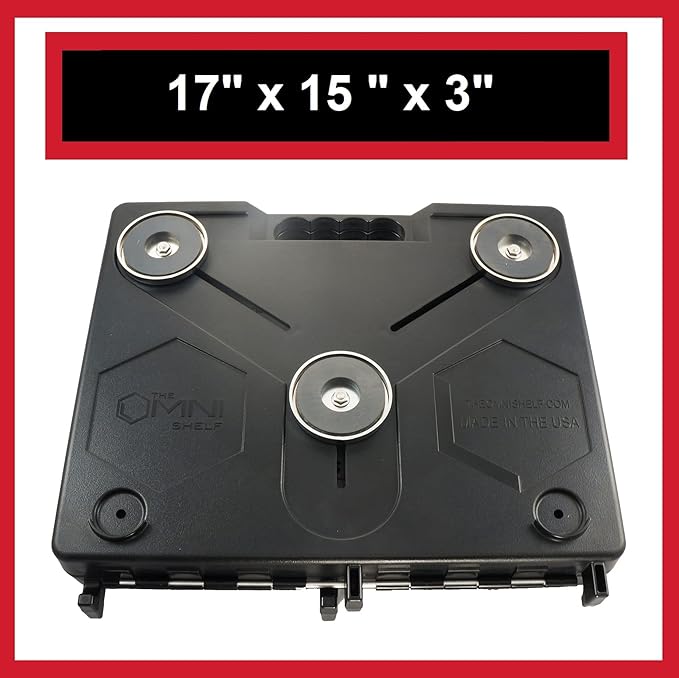 The OmniShelf Magnetic Portable Workstation + Toolbox, Computer & Laptop Stand - Image 8