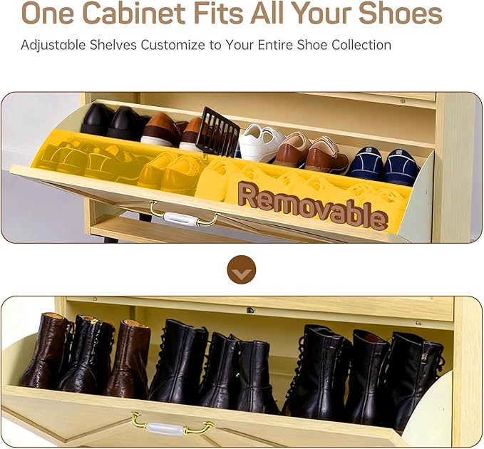 Shoe Storage Cabinet for Entryway - Image 3
