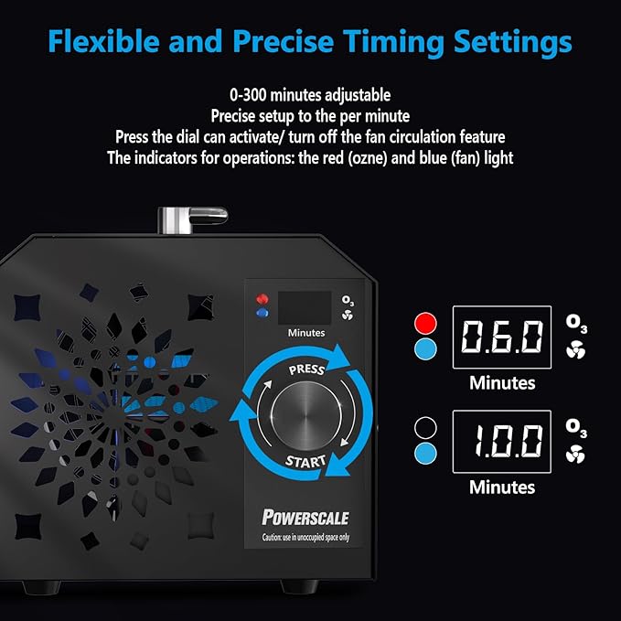 Powerscale Commercial Ozone Generator 150, 000mg/h O3 Intelligent Control - Image 4