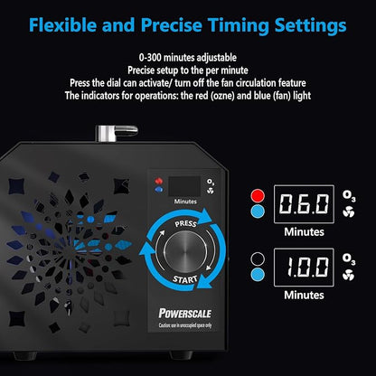Powerscale Commercial Ozone Generator 150, 000mg/h O3 Intelligent Control - Image 4