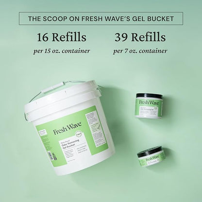 Fresh Wave Odor Removing Gel Bucket, 15.5 lb., Original Scent Refill - Image 6