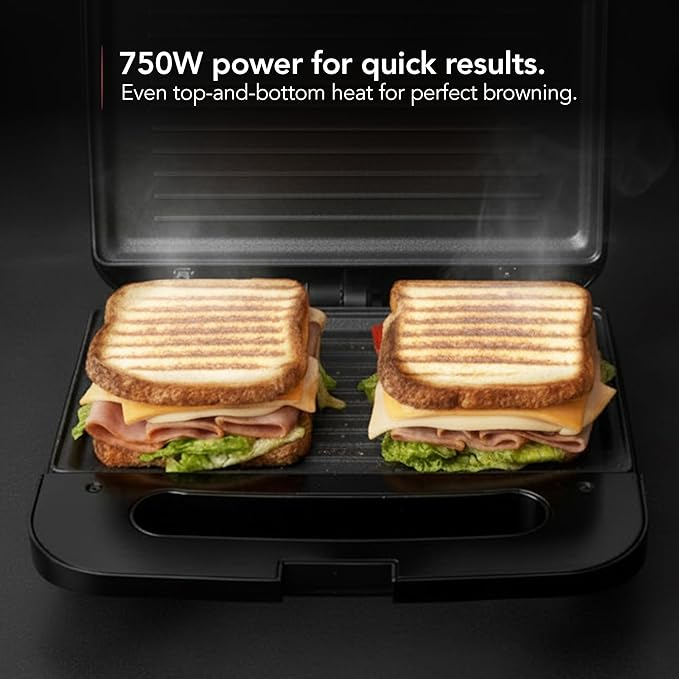 OVENTE Electric Panini Press Grill - Image 3