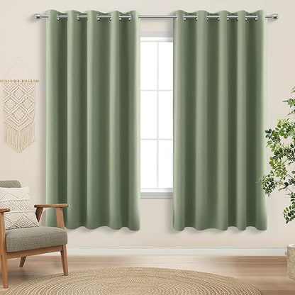 KOUFALL 72 Inch Wide Curtains for Bedroom, Extra Wide Blackout Heat Temperature by KOUFALL