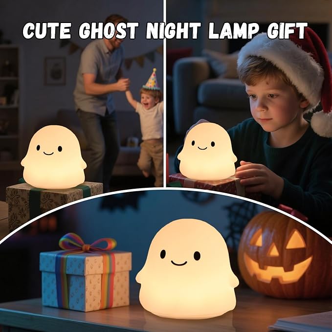 Rytinazzz Halloween Ghost Night Light, 50-Hour Battery & Pat Control, Cute - Image 7