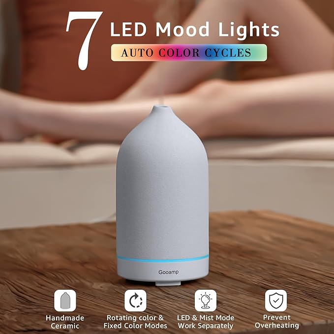 200ML Ceramic Essential Oil Diffuser - Image 2