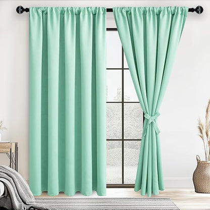 JIUZHEN Blackout Curtains for Bedroom by JIUZHEN