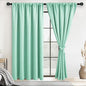JIUZHEN Mint Green Blackout Curtains by JIUZHEN